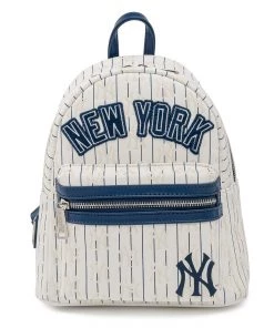 LOUNGEFLY MLB NEW YORK YANKEES PINSTRIPES MINI BACKPACK