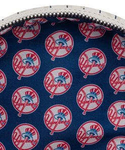 LOUNGEFLY MLB NEW YORK YANKEES PINSTRIPES MINI BACKPACK