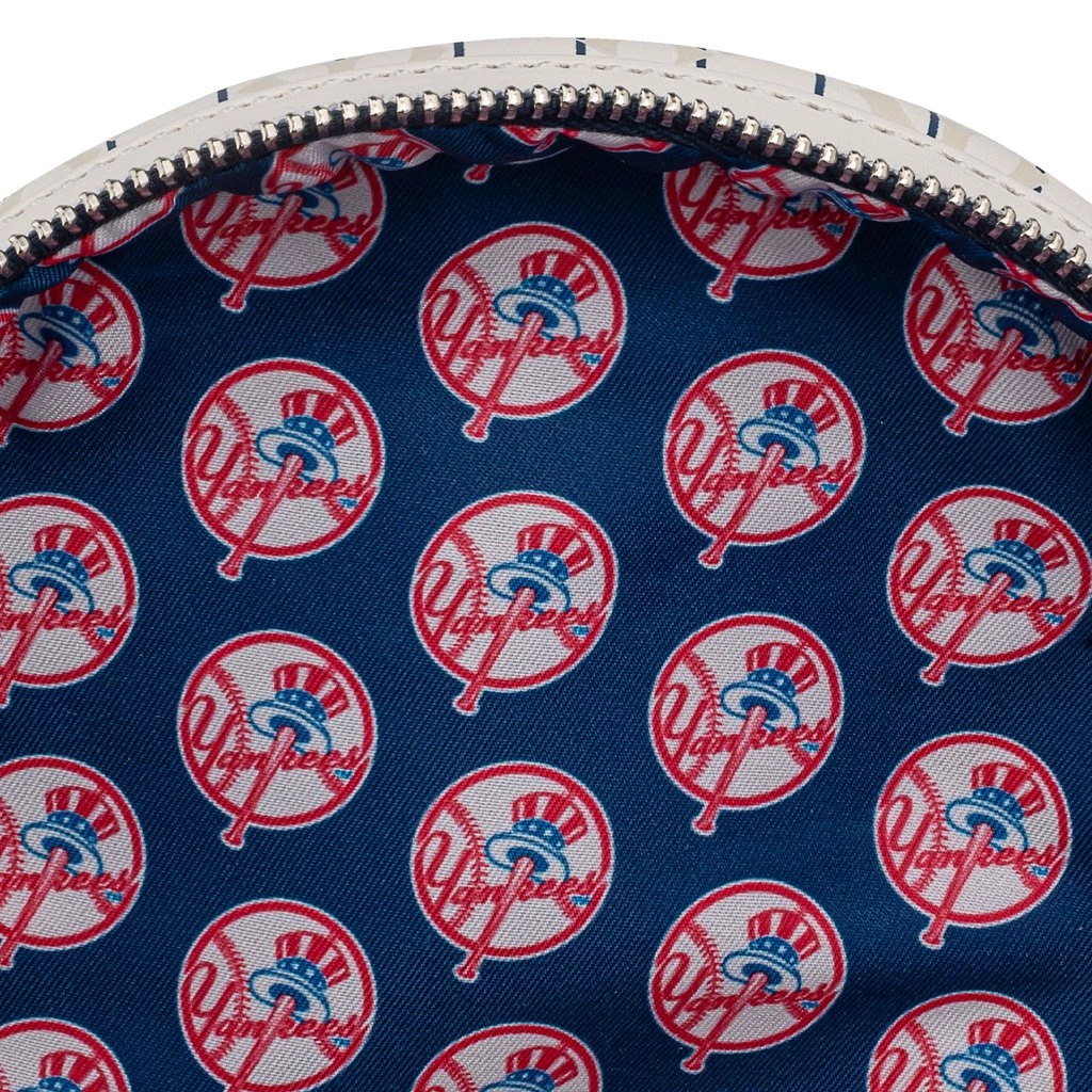 LOUNGEFLY MLB NEW YORK YANKEES PINSTRIPES MINI BACKPACK