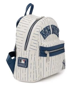LOUNGEFLY MLB NEW YORK YANKEES PINSTRIPES MINI BACKPACK