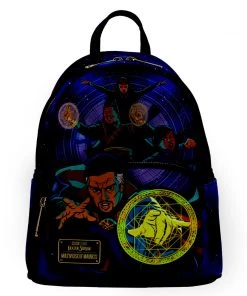 LOUNGEFLY DISNEY MARVEL Doctor Strange Multiverse Glow In The Dark Mini Backpack
