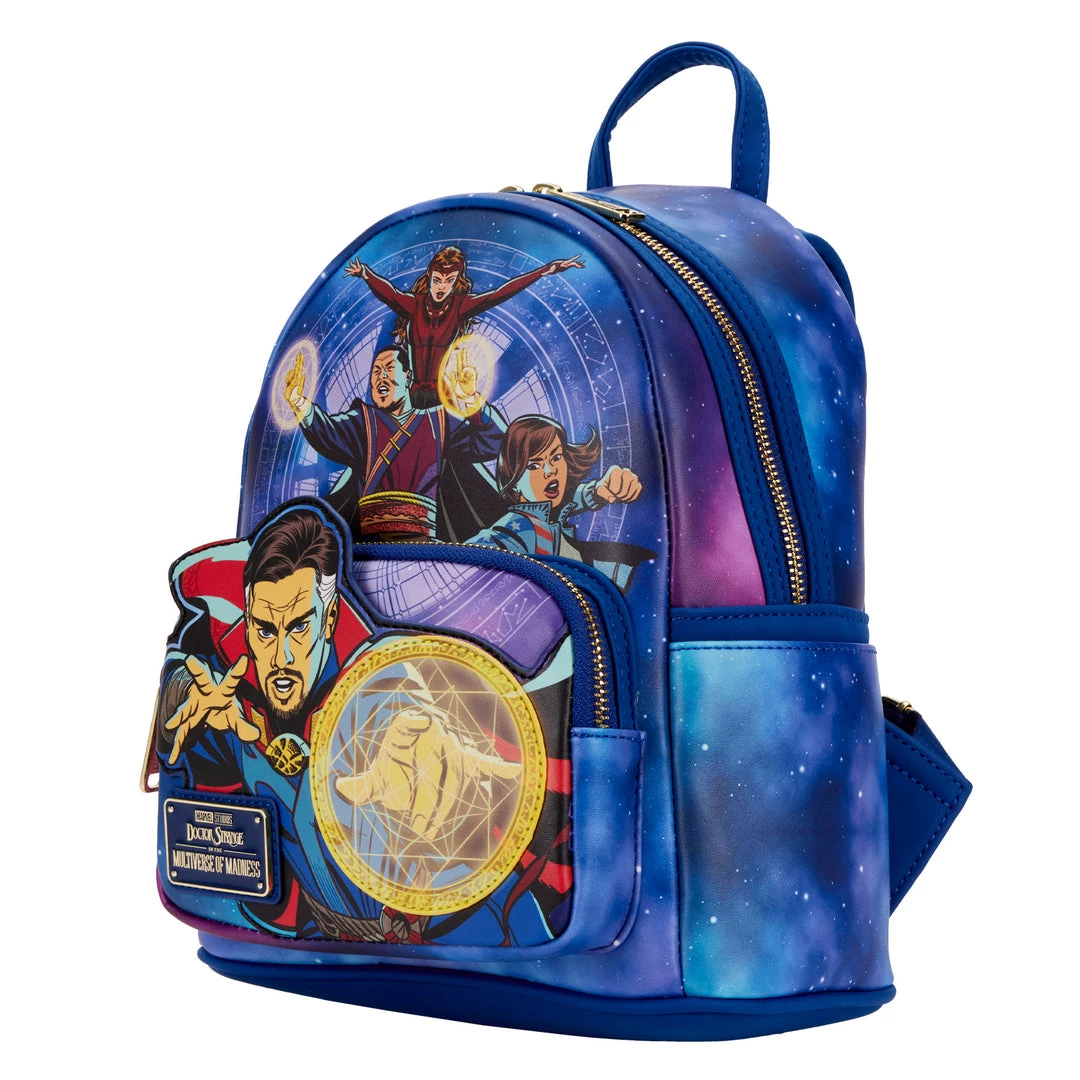 LOUNGEFLY DISNEY MARVEL Doctor Strange Multiverse Glow In The Dark Mini Backpack
