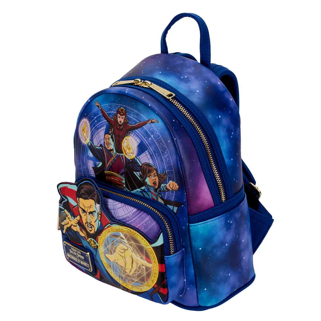 LOUNGEFLY DISNEY MARVEL Doctor Strange Multiverse Glow In The Dark Mini Backpack