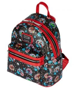 LOUNGEFLY DISNEY Avengers Floral Tattoo Mini Backpack LOUNGEFLY PRE ORDER