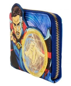 LOUNGEFLY DISNEY MARVEL Doctor Strange Glow In The Dark Zip Around Wallet