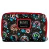 LOUNGEFLY PRE ORDER LOUNGEFLY DISNEY Avengers Floral Tattoo Zip Around Wallet