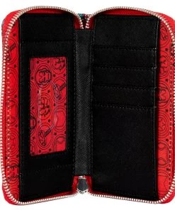 LOUNGEFLY PRE ORDER LOUNGEFLY DISNEY Avengers Floral Tattoo Zip Around Wallet