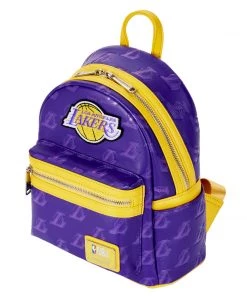 LOUNGEFLY NBA Los Angeles Lakers Logo Mini Backpack