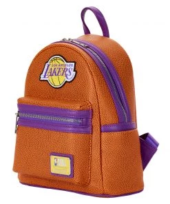 LOUNGEFLY SPORTS LOUNGEFLY NBA Los Angeles Lakers Basketball Logo Mini Backpack