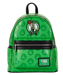 LOUNGEFLY NBA Boston Celtics Logo Mini Backpack