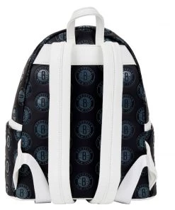 LOUNGEFLY NBA Brooklyn Nets Logo Mini Backpack LOUNGEFLY SPORTS
