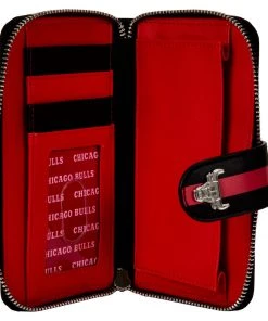 LOUNGEFLY SPORTS LOUNGEFLY NBA Chicago Bulls Logo Zip Around Wallet