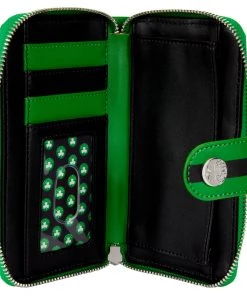 LOUNGEFLY NBA Boston Celtics Logo Zip Around Wallet LOUNGEFLY SPORTS