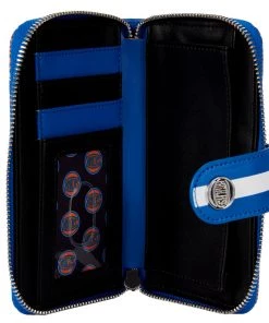 LOUNGEFLY NBA New York Knicks Logo Zip Around Wallet LOUNGEFLY SPORTS