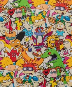 LOUNGEFLY NICKELODEON NICK REWIND GANG MINI BACKPACK