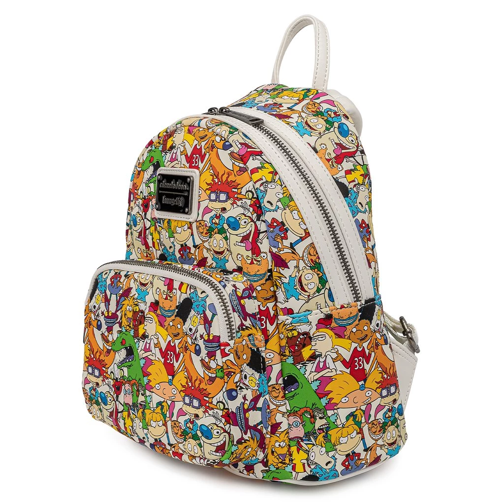 LOUNGEFLY NICKELODEON NICK REWIND GANG MINI BACKPACK