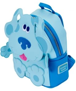 LOUNGEFLY Nickelodeon Blue's Clues Blue Cosplay Mini Backpack
