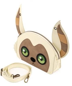 LOUNGEFLY NICKELODEON AVATAR MOMO COSPLAY CROSSBODY PURSE BAG