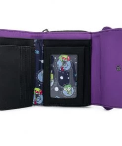 LOUNGEFLY NICKELODEON INVADER ZIM DOOM TRI-FOLD WALLET
