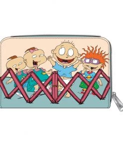 LOUNGEFLY OTHER LOUNGEFLY NICKELODEON RUGRATS 30TH ANNIVERSARY ZIP AROUND WALLET