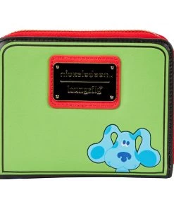 LOUNGEFLY Nickelodeon Blue's Clues Handy Dandy Notebook Zip Around Wallet