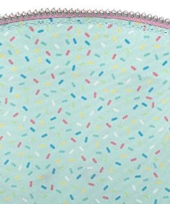 LOUNGEFLY POKEMON ICE CREAM DENIM JACKET CONVERITBLE MINI BACKPACK