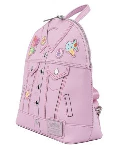 LOUNGEFLY POKEMON ICE CREAM DENIM JACKET CONVERITBLE MINI BACKPACK