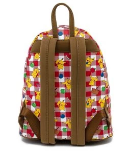 LOUNGEFLY POKEMON PIKACHU PICNIC BASKET MINI BACKPACK