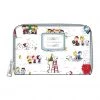 LOUNGEFLY PEANUTS HAPPY HOLIDAYS ZIP AROUND WALLET LOUNGEFLY CARTOON & ANIME