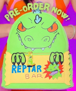 LOUNGEFLY PRE ORDER LOUNGEFLY X COLLECTORS OUTLET EXCLUSIVE RUGRATS REPTAR MINI BACKPACK PRE ORDER