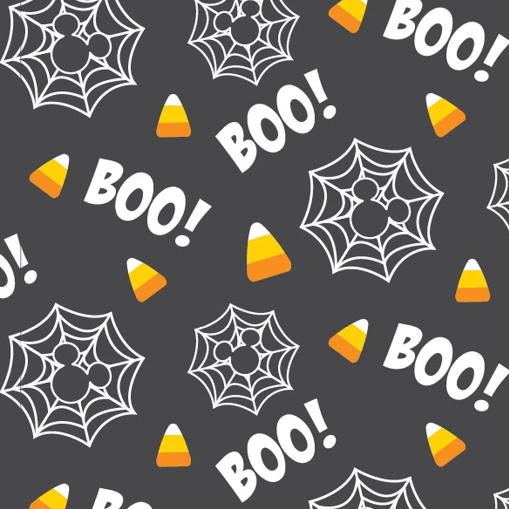 LOUNGEFLY DISNEY SPOOKY MICKEY AND MINNIE MOUSE CANDY CORN ZIP AROUND WALLET