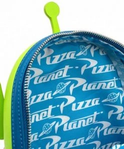 LOUNGEFLY DISNEY PIXAR TOY STORY ALIEN PIZZA BOX MINI BACKPACK