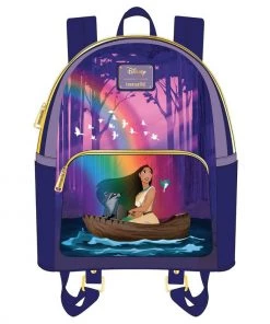 LOUNGEFLY DISNEY POCAHONTAS JUST AROUND THE RIVER BEND MINI BACKPACK