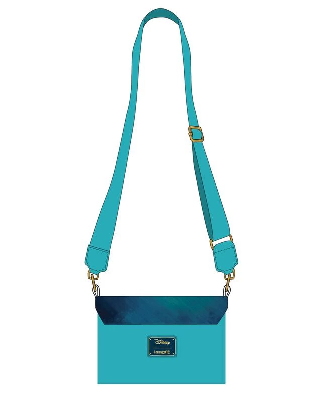 LOUNGEFLY DISNEY POCAHONTAS JUST AROUND THE RIVER BEND CROSSBODY BAG PURSE