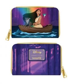 LOUNGEFLY DISNEY POCAHONTAS JUST AROUND THE RIVER BEND ZIP AROUND WALLET