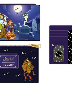 LOUNGEFLY Scooby-Doo! Ghost Chase Glow In The Dark Flap Wallet