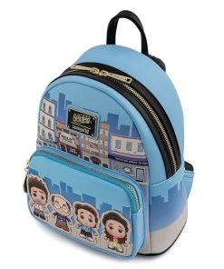 LOUNGEFLY SEINFELD CHIBI CITY MINI BACKPACK