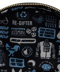 LOUNGEFLY SEINFELD CHIBI CITY MINI BACKPACK