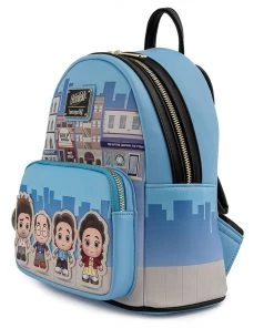 LOUNGEFLY SEINFELD CHIBI CITY MINI BACKPACK