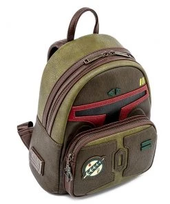 LOUNGEFLY STAR WARS BOBA FETT NO GOOD TO ME DEAD COSPLAY MINI BACKPACK