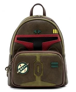 LOUNGEFLY STAR WARS BOBA FETT NO GOOD TO ME DEAD COSPLAY MINI BACKPACK