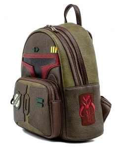 LOUNGEFLY STAR WARS BOBA FETT NO GOOD TO ME DEAD COSPLAY MINI BACKPACK