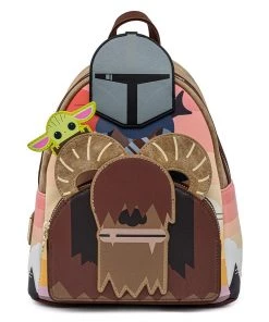 LOUNGEFLY STAR WARS THE MANDALORIAN BANTHA COSPLAY MINI BACKPACK