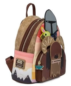 LOUNGEFLY STAR WARS THE MANDALORIAN BANTHA COSPLAY MINI BACKPACK