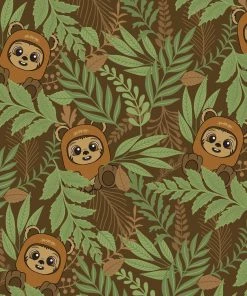 LOUNGEFLY STAR WARS WICKET W. WARRICK COSPLAY MINI BACKPACK