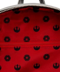 LOUNGEFLY DISNEY Star Wars Prequel Trilogy Triple Pocket Mini Backpack LOUNGEFLY PRE ORDER
