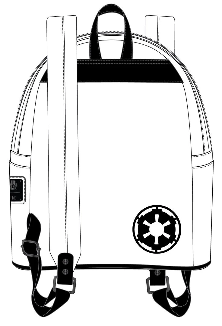 LOUNGEFLY DISNEY Stormtrooper Lenticular Cosplay Mini Backpack LOUNGEFLY PRE ORDER