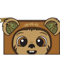LOUNGEFLY STAR WARS WICKET W. WARRICK COSPLAY FLAP WALLET