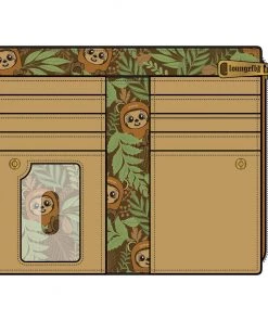 LOUNGEFLY STAR WARS WICKET W. WARRICK COSPLAY FLAP WALLET