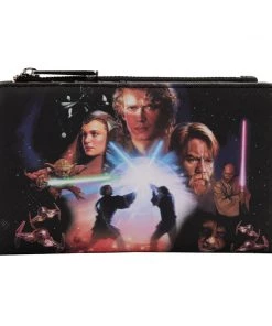 LOUNGEFLY PRE ORDER LOUNGEFLY DISNEY Star Wars Prequel Trilogy Flap Wallet